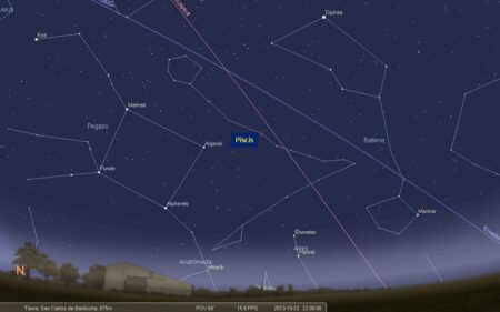 Saturno conjunto al Sol en Piscis